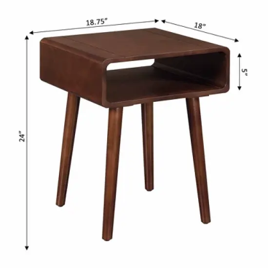 Napa Valley End Table with Shelf - Breighton Home image {11}