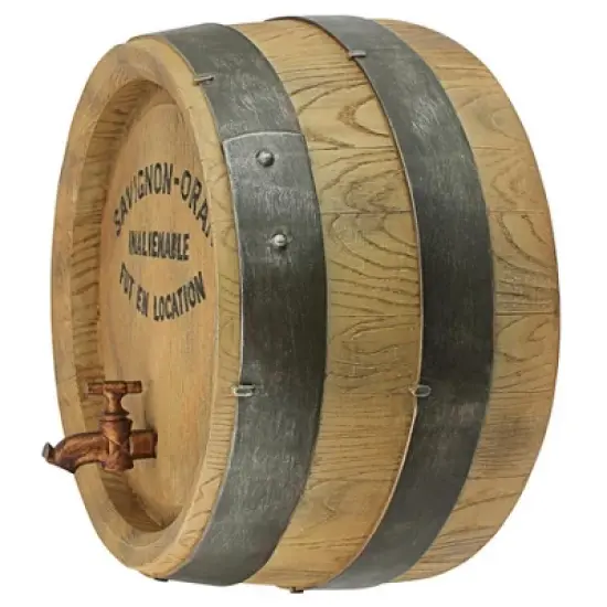 Design Toscano French Wine Barrel Wall Sculpture image {3}