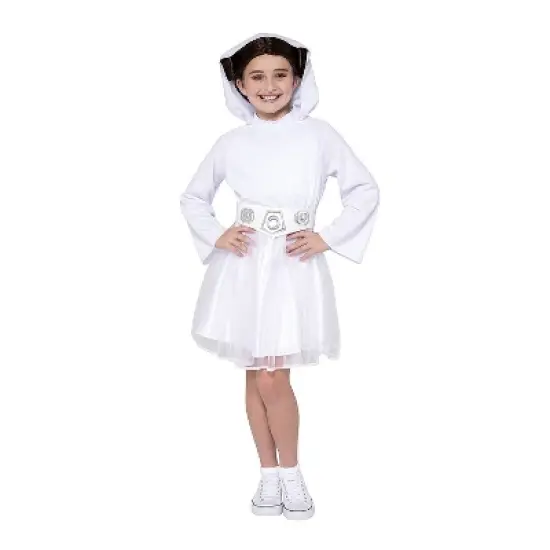 Star Wars Girl's Princess Leia Halloween Costume Dress image {3}