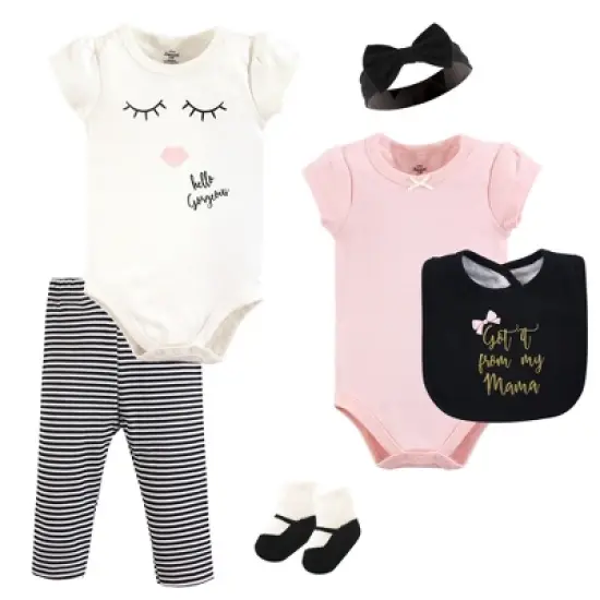 Little Treasure Baby Girl Layette 6-Piece Set, Mama image {1}