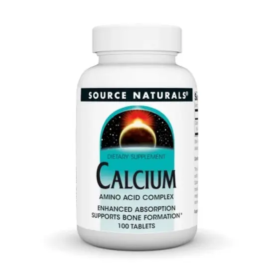 Calcium Amino Acid Complex 200mg by Source Naturals, Inc.  -  100 Tablet image {3}