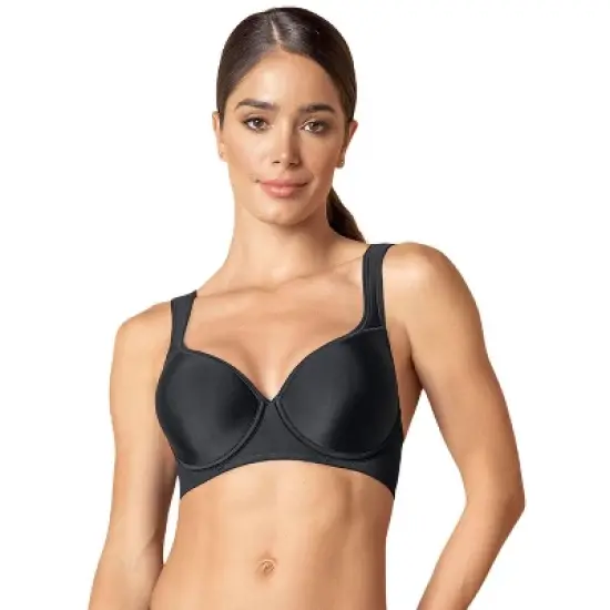 Leonisa  Underwire Triangle Bra with High Coverage Cups - image {3}