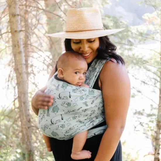 Moby Wrap Feather Knit Baby Carrier image {4}