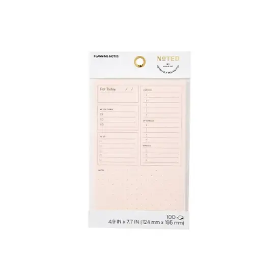 Noted by Post-it, Pink Plan Your Day Notes image {8}