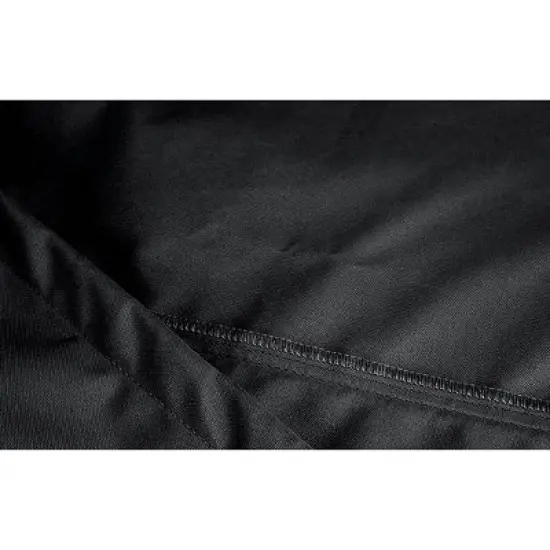 Eevelle 106" Meridian Round Table Fire Pit Cover Black image {4}