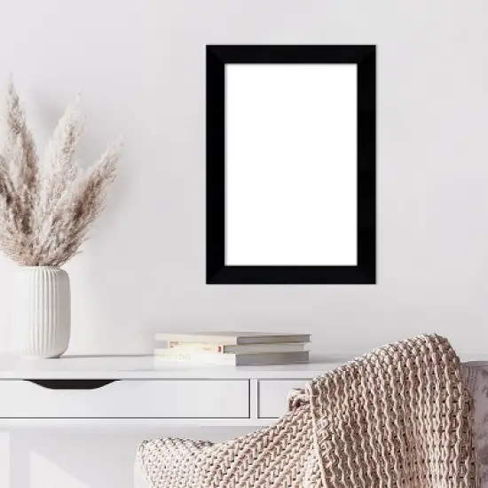 Amanti Art Black Museum Framed Dry Erase Magnetic Board image {7}