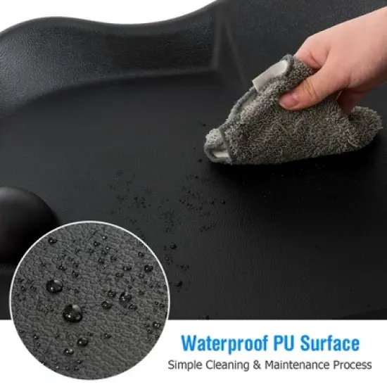 Costway Anti-Fatigue Standing Desk Mat Ergonomic Comfort Floor Foot Mat Home Office Work image {7}