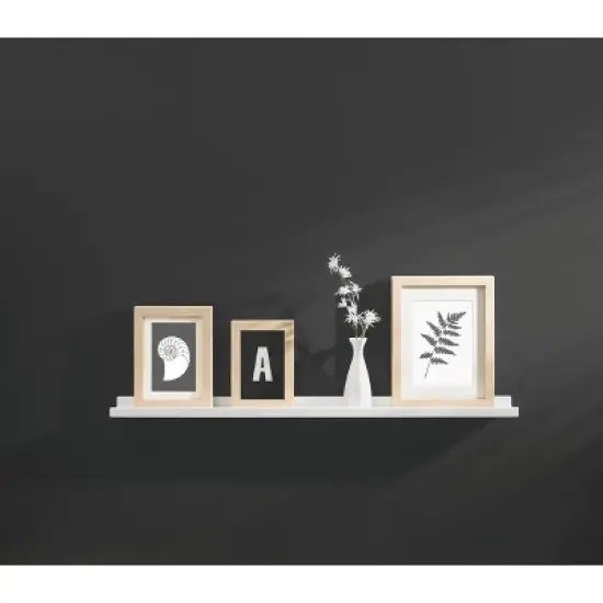 Dolle Border Floating Ledge Wall Shelf (24") - White image {1}