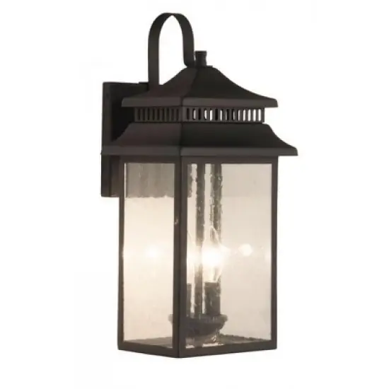 Craftmade Lighting Crossbend 2 - Light Wall Light in  Textured Black image {1}