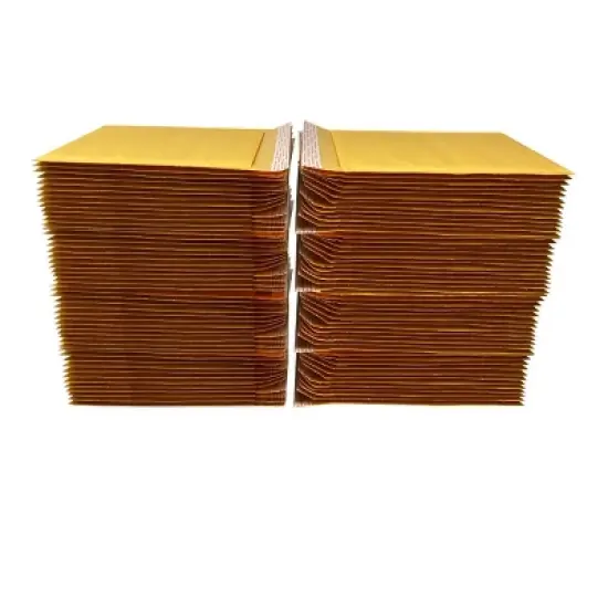 UOFFICE Pack of 100 Kraft Bubble Mailers 8.5" x 12" #2 Self-Seal Padded Envelopes image {3}