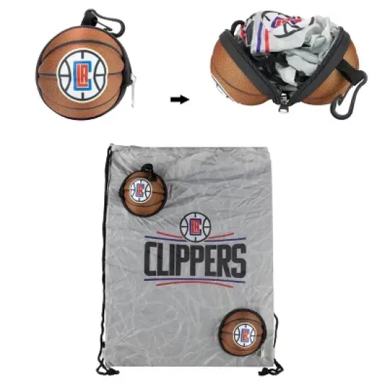 NBA Los Angeles Clippers 9" Drawstring Bag image {3}