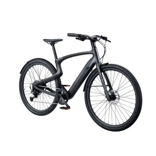 Urtopia Adult Carbon 1 Pro Smart 27.64'' Step-Over Electric Cruiser Bike - Black S image {1}