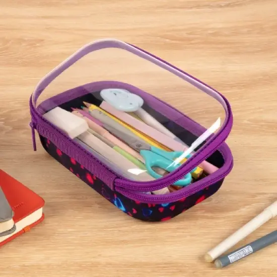 ZIPIT Clear Top Pencil Case, Pencil Box for Girls image {6}