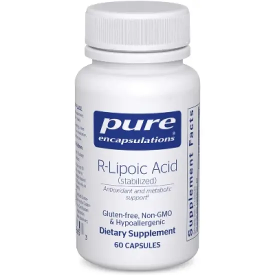Pure Encapsulations R-Lipoic Acid (Stabilized) - Hypoallergenic Supplement with Enhanced Antioxidant Protection and Metabolic Support image {9}
