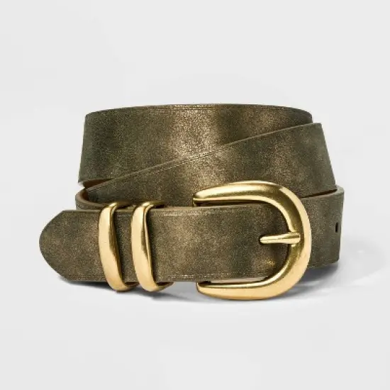 Women's Metallic Belt - Universal Thread&trade; Gold X image {3}