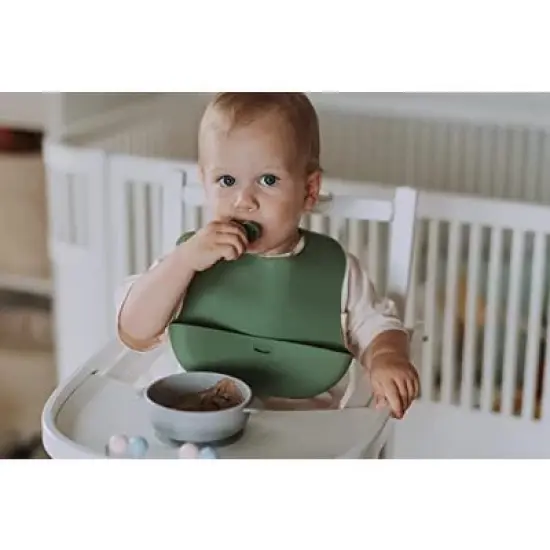 Upward Baby 8Pc Set Bib Spoon Bowl Cup - Multi image {1}
