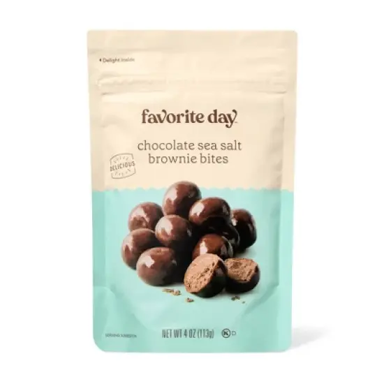 Chocolate Sea Salt Brownie Bites - 4oz - Favorite Day&trade; image {3}