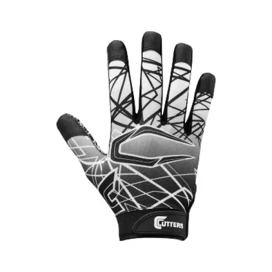 Cutters Game Day Receiver Youth Gloves Black image {2}