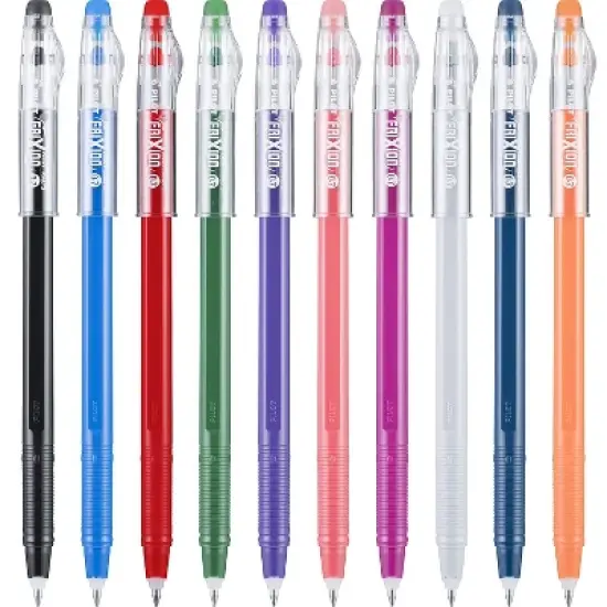Pilot FriXion ColorSticks Erasable Gel Ink Pens Assorted 0.7 mm 10/Pack 32454 image {1}