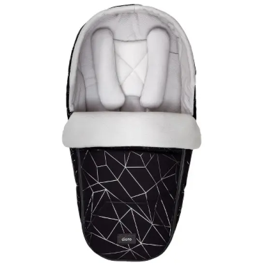 Diono Universal Weatherproof Newborn Pod Luxury Stroller Footmuff with Head and Body Support image {5}