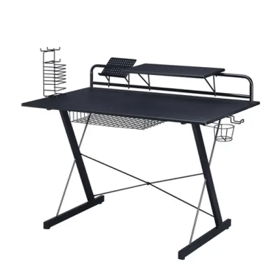 Multi Functional Carbon Gaming Desk Black - Techni Sport image {3}