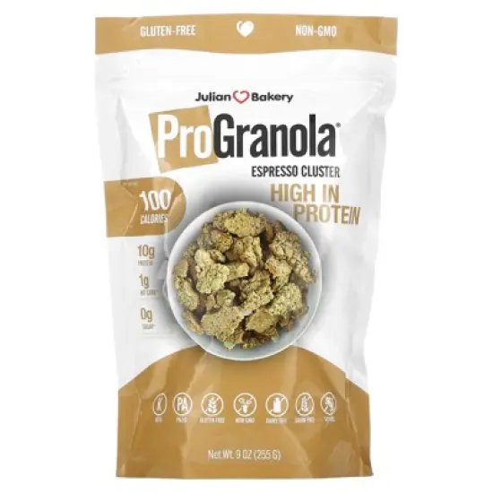 Julian Bakery ProGranola, Espresso Cluster, 9 oz (255 g) image {2}