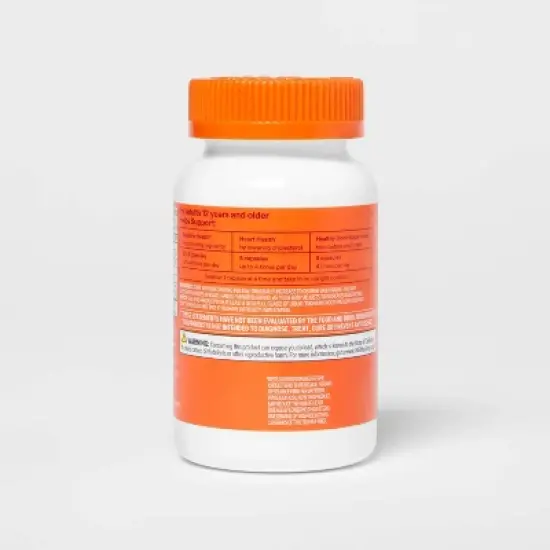 Psyllium Fiber Supplement Capsules - 160ct - up&up&trade; image {3}