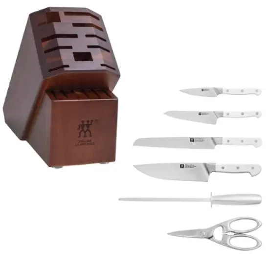 ZWILLING Pro Le Blanc 7-pc Knife Block Set image {3}