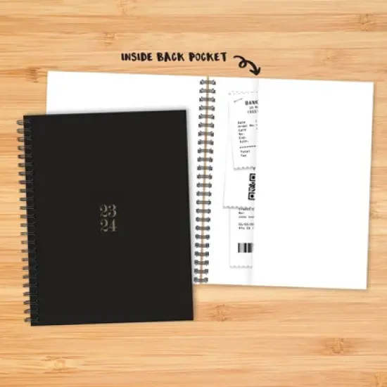 Willow Creek Press 2023-24 Academic Weekly Planner 8.5"x11" Softcover Black image {3}