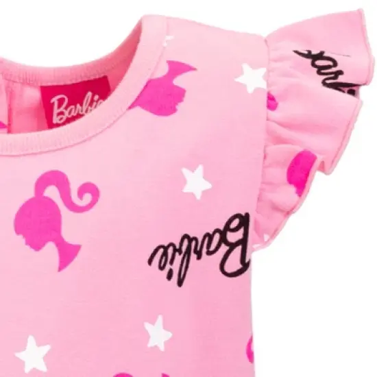 Barbie French Terry Sleeveless Romper Toddler image {5}