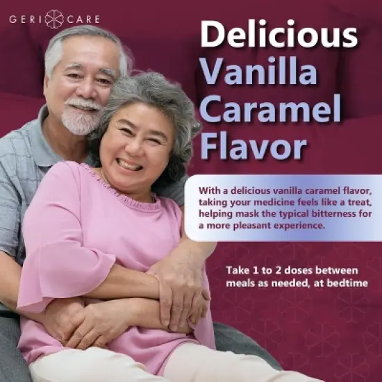 Gericare Antacid & Anti-Gas Liquid Max Strength Vanilla Caramel 12 Oz image {4}