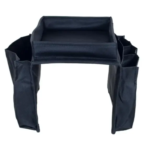 Hastings Home 6 Pocket Arm Rest Organizer w/ Table-Top image {2}