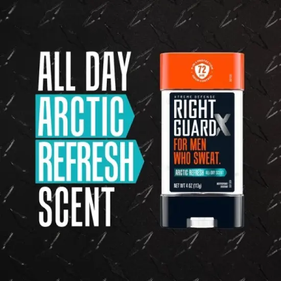 Right Guard Xtreme Defense Gel Antiperspirant & Deodorant - Arctic Refresh Scent - 4oz/2ct image {7}