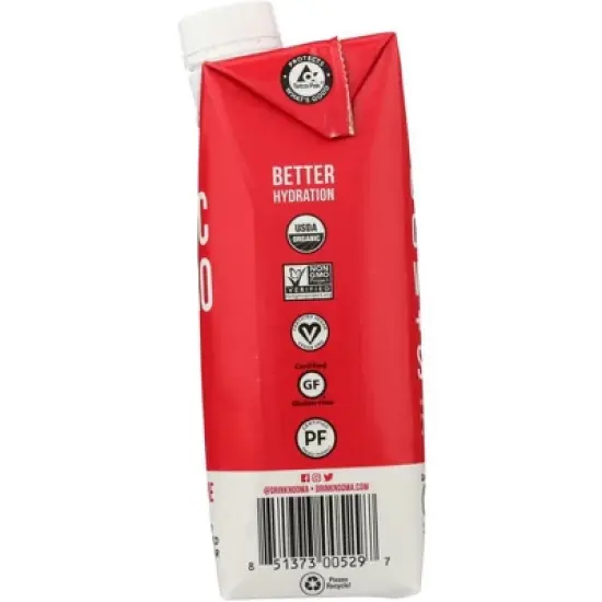 Nooma Organic Watermelon Lime Electrolyte Drink - Case of 12/16.9 oz image {3}