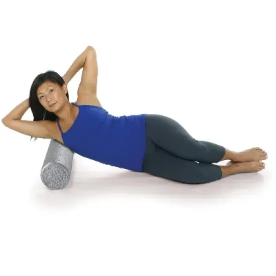 OPTP Silver AXIS Foam Roller - Moderate Density (36-Inch Round) image {5}