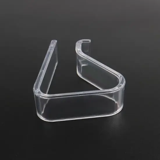 Unique Bargains Plastic Tablecloth Clips Clamps Clear 2" x 1.6" x 0.5" 8 Pcs image {3}
