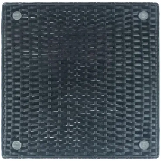 Bronson 3 Piece Sofa Set - Indoor/Outdoor - PAT9022 - Black/Beige - Safavieh image {3}