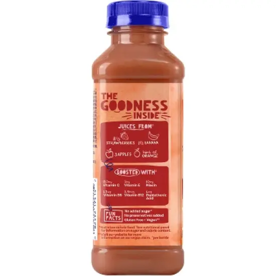 Naked Strawberry Banana Juice Smoothie - 15.2 fl oz image {1}