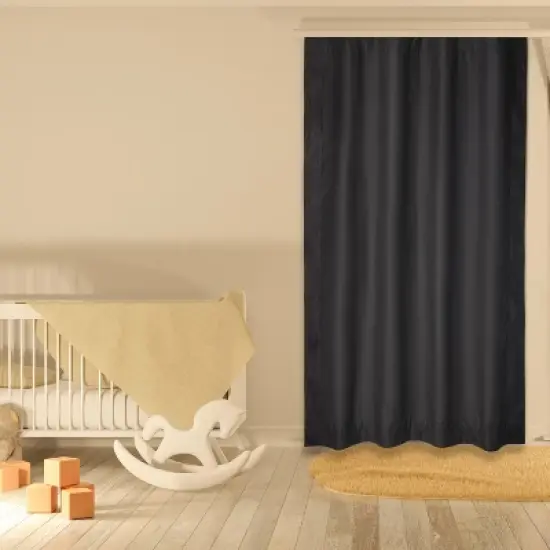 Hoovy On The Go Blackout Curtain with Suction Cups - Black image {3}