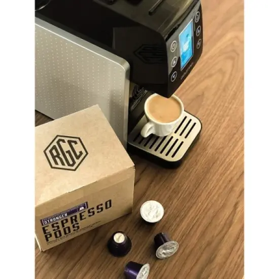 Real Good Coffee Espresso Pods - Organic Espresso - Compatible with Nespresso Original Line Brewers - 72 Count image {7}