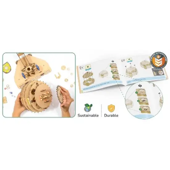 Smartivity Globe Explorer STEM Toy: Creative Engineering Building Kit, Problem Solving Skills, 367 Pieces image {8}