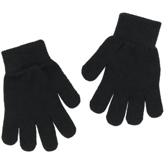 Harry Potter Gryffindor Themed Design Knit Cuff Beanie and Glove Set Youth OSFM Black image {2}