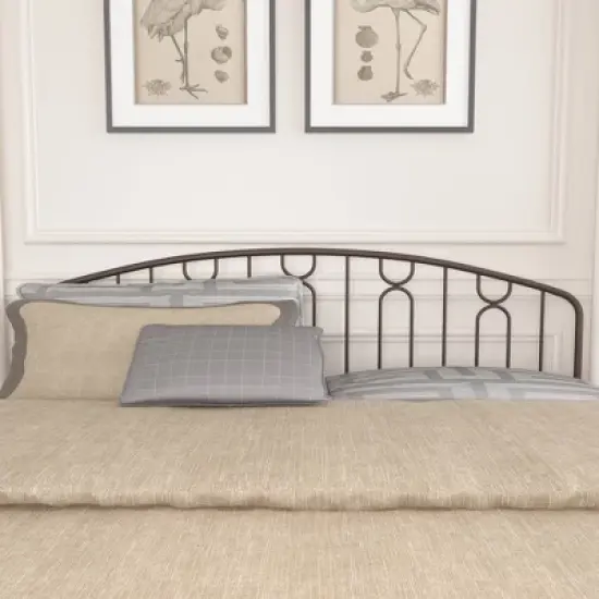 King Riverbrooke Metal Arch Scallop Headboard Bronze - Hillsdale Furniture image {1}