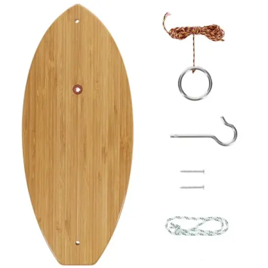 Pacific Shore Games Wooden Hook and Ring Game - Outdoor Games for Adults and Family, Ultimate Ring Toss Game image {2}