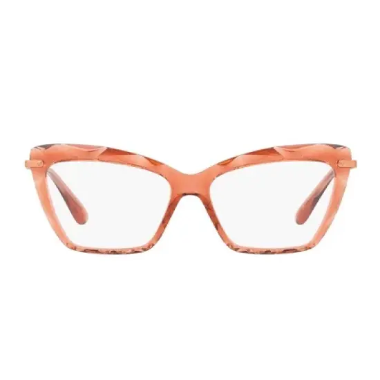 Dolce & Gabbana DG 5025 3148 Womens Cat-Eye Eyeglasses Transparent Pink 53mm image {1}
