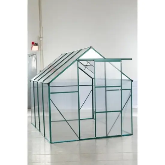 Chery Life Green-6 x 8 FT Outdoor Patio Greenhouse image {2}