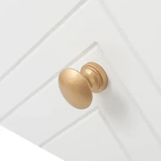 Jupiter Side Table White/Gold - Adore Decor image {2}