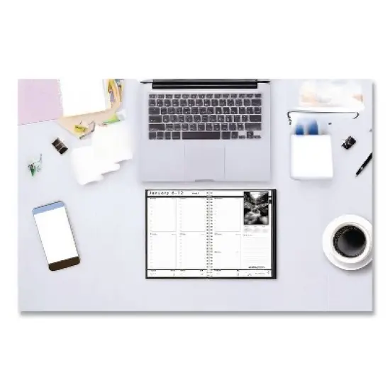 Black-on-White Photo Weekly Appointment Book, Landscape Photography, 11 x 8.5, Black Cover, 12-Month (Jan to Dec): 2026 image {3}