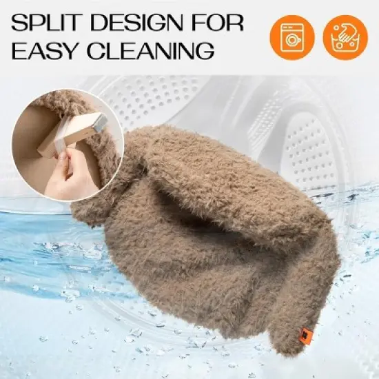 Boersma Elevated Cat Bed &ndash; Wooden Pet Sofa with Washable Cover for Cats & Small to Medium Dogs, Modern Indoor Pet Furniture image {4}