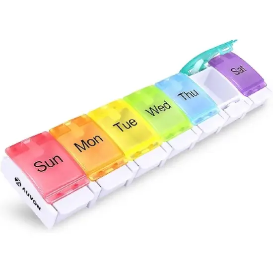 Maison Products Weekly Pill Organizer with Spring-Open Design for Easy Medication Management image {7}